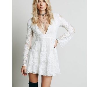 Beautiful lace free people dress